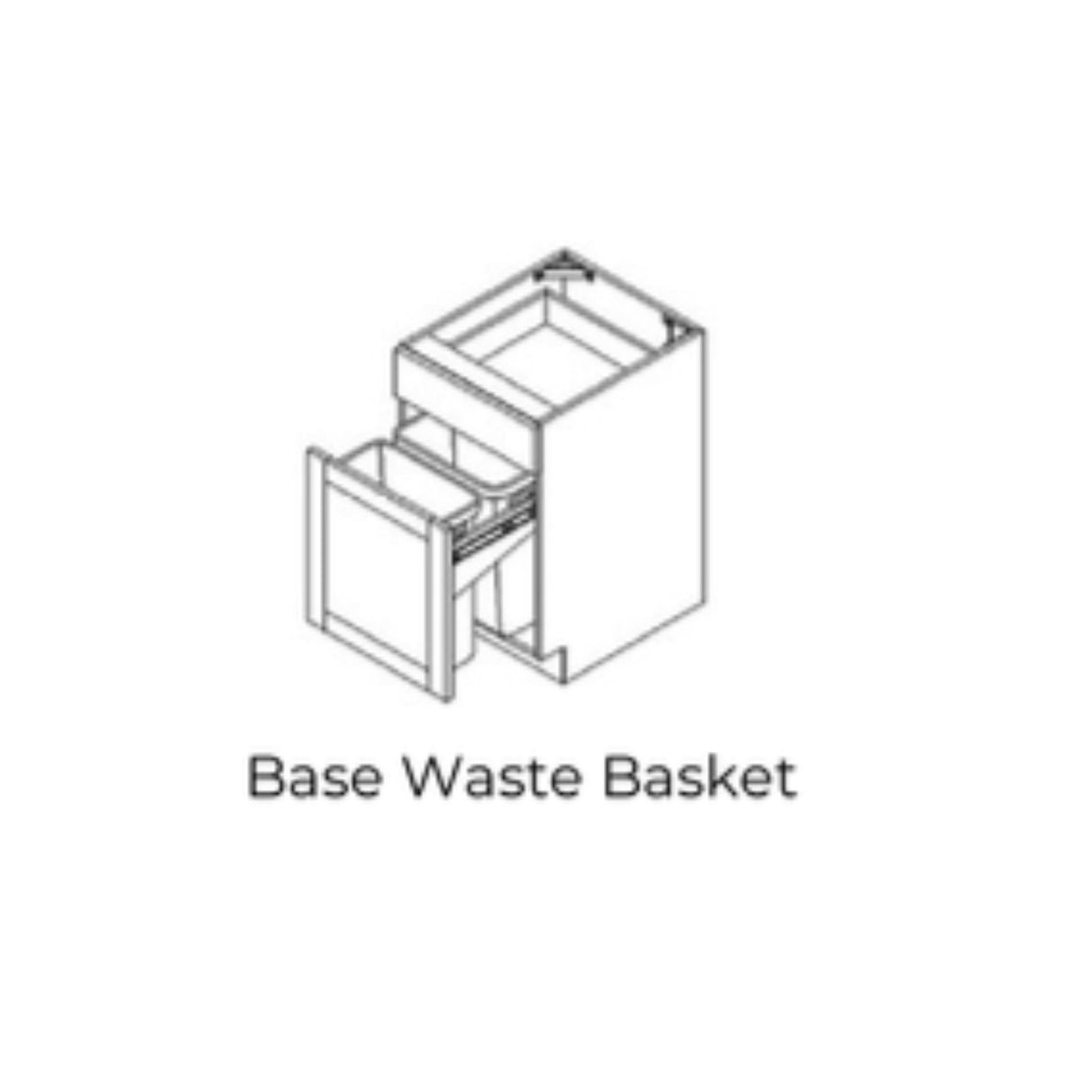Lexington Gray - BWB18-LG | Base Waste Basket