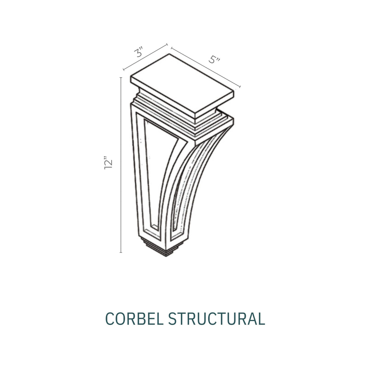 Linden Shaker White - CSS-LSW | Corbel