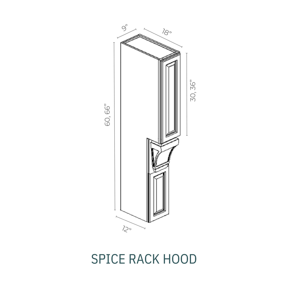 Linden Shaker White - HSR0966-LSW | Range Hood