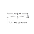 Bryce Shaker Ash Gray - AV42-BSAG | Valances