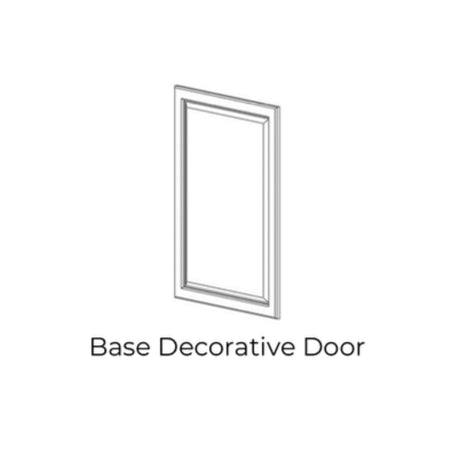 Bryce Shaker Ash Gray - BDD24-BSAG | Base Decorative Door
