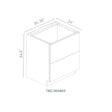 Armada Blanco - 2DB30-AB | Drawer Base