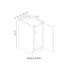 Armada Blanco - B12FH-AB | Base Single Door