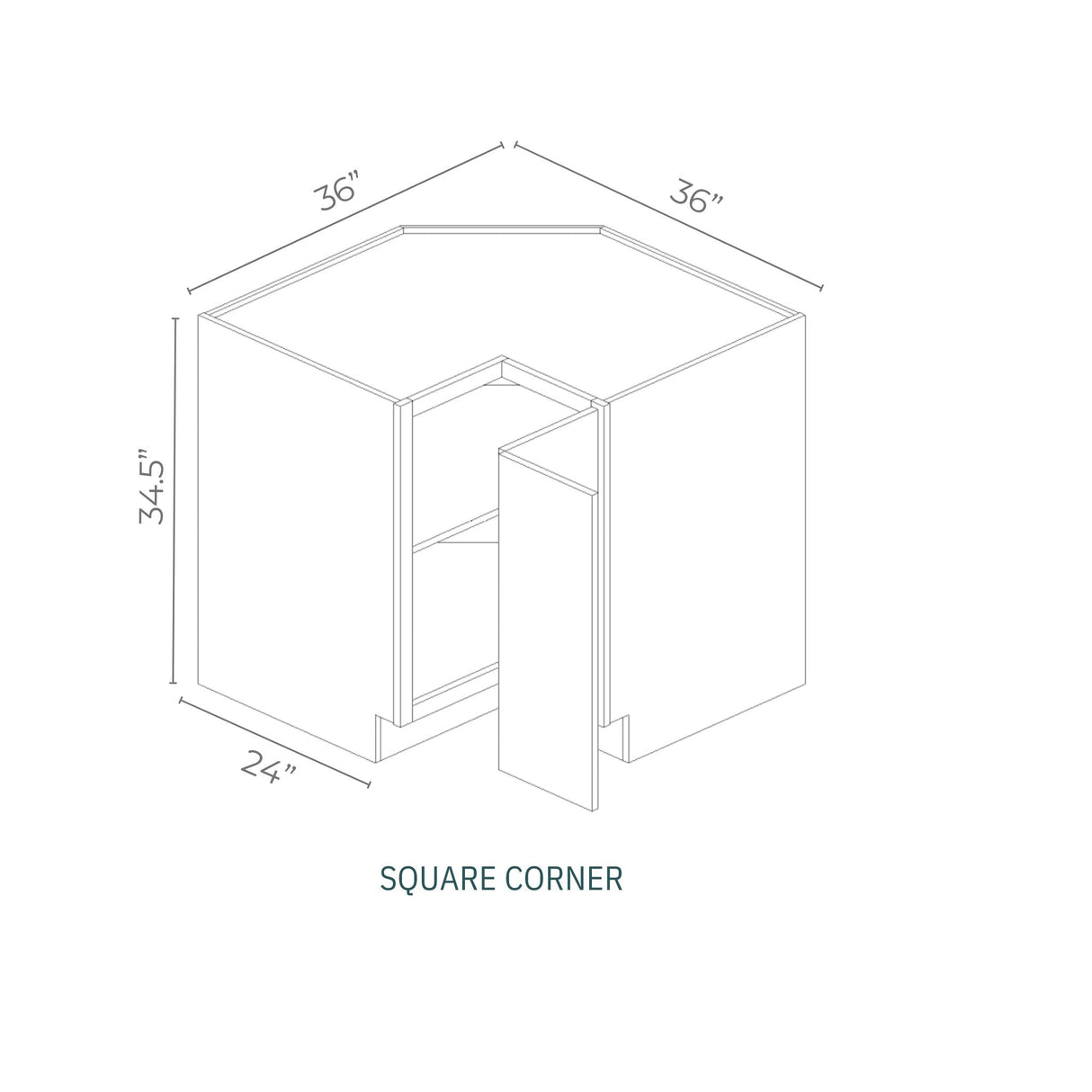 Linden Shaker Oatmeal - BER36-LSO | Base Corner