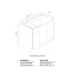 Alderton Oatmeal - BLB39/42-AO | Base Blind Corner