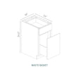 Linden Shaker Oatmeal - BWB18-LSO | Base Speciality