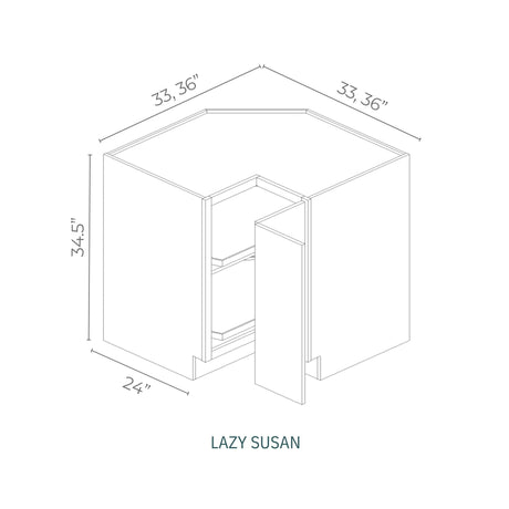 Linden Shaker Oatmeal - LSB36-LSO | Base Corner