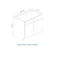 Armada Blanco - SB39-AB | Sink Base