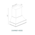 Linden Shaker Oatmeal - CH42-LSO | Range Hood