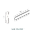 Linden Shaker Pine - FBM8-LSP | Molding