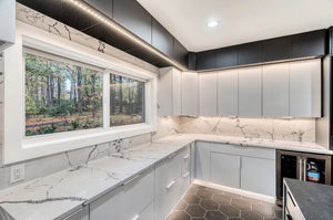 Modern Shaker Snow White - VSB36-MSSW | Sink Base
