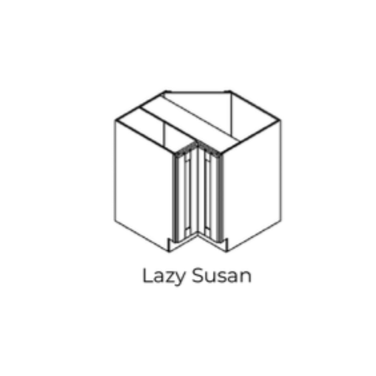 Modern Shaker Snow White - LS36-MSSW | Base Corner