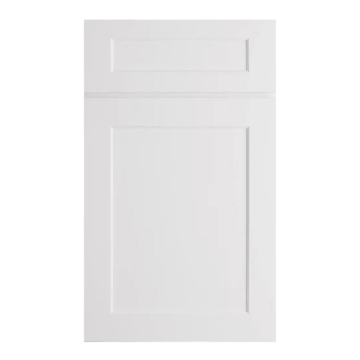 Linden Shaker White - W2136-LSW | Wall Single Door, Double Shelf