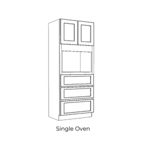 Midnight Black - OC3396-MB | Single Oven Cabinets
