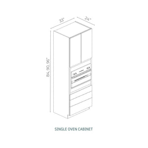 Armada Blanco - OCS3384-3-AB | Single Oven Cabinet