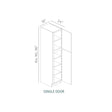 Armada Blanco - TP188424-AB | Tall Pantry Cabinets