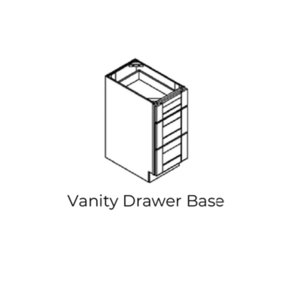 Modern Shaker Cream - VDB24-MSC | Drawer Vanities