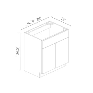 Linden Shaker Oatmeal - VSB30-LSO | Sink Base
