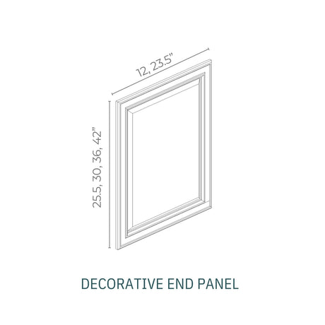 Echelon Cemento - WDD1230-EC | End Panel