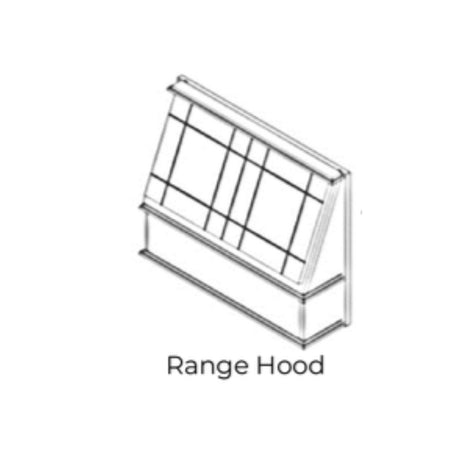 Modern Shaker Snow White - WH36D-MSSW | Wall Range Hood