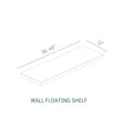 Echelon Cemento - WSF4812-EC | Floating Shelf