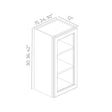 Armada Blanco - W2436GD-AB | Wall Glass Doors