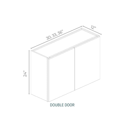 Armada Blanco - W3624-AB | Wall Double Door
