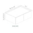 Armada Blanco - W361224-AB | Wall Refrigerator