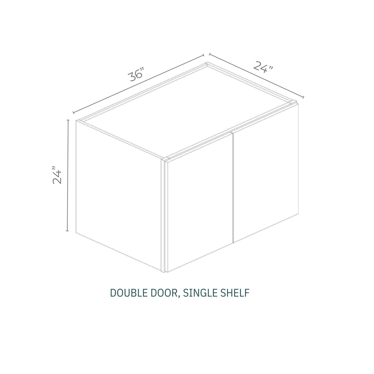 Linden Shaker White - W362424-LSW | Wall Refrigerator