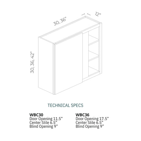Armada Blanco - WBC3042-AB | Wall Blind Corner
