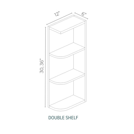 Armada Blanco - WOES0636-AB | Wall End Shelf