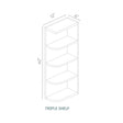 Armada Blanco - WOES0642-AB | Wall End Shelf