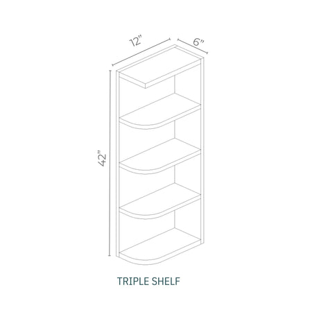 Armada Blanco - WOES0642-AB | Wall End Shelf